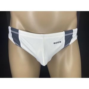 Bods By Bodynits Men's White Bikini Brief - Size Large